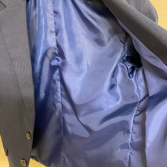 Boys Rich Blue Blazer, Van Heusen Flex (Size 8) - Picture 4 of 4